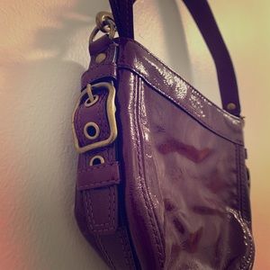 Deep Purple Coach Handbag